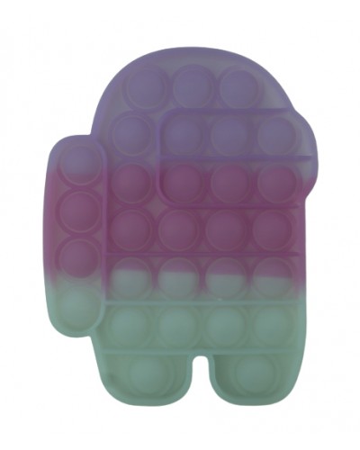 Игра антистрес Pop it Амонгас,13,5 см, меняет цвет на солнце GB-206, 13,5х10см
